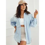 Světle modrá bavlněná košile KLARA DY0382 Velikost: M