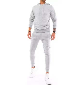 Světle šedá pánská tepláková souprava AX0438 Velikost: L