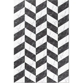 Koberec Koberec Rozměr: 150x225 cm Monochromatický kamenný vzor rybí kosti, mramor