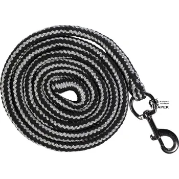 Vybavení pro koně Vodítko HKM -PORT ROYAL- - Modrá/Stříbrná