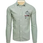 Mintová košile s potiskem DX2291 Velikost: M