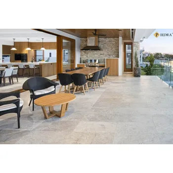 Dlažba Šedý light, přírodní mramor dlažba - obklad 61x30,5x1,2 cm