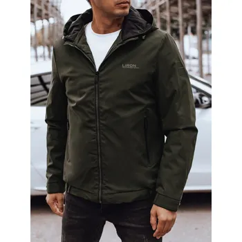 Tmavě zelená pánská přechodová bunda s kapucí TX4888 Velikost: 3XL