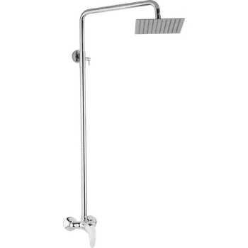 Vodovodní baterie JB Sanitary Sprchová sestava s baterií SLIM s horním vývodem, 25x25cm SA 56 000 00 5