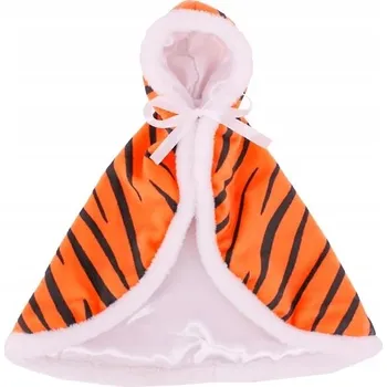 Doplněk pro panenku Měkký PLÁŠŤÍK S S KAPUCÍ PRO PANENKU BABI 28-30 cm