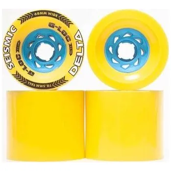 Příslušenství pro skateboard Kolečka SEISMIC Delta 78,5mm x 73,5A Žlutá G - LOC
