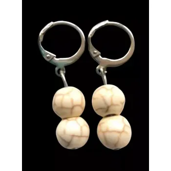 Náušnice Naušnice z magnezitu s chirurgickou ocelí