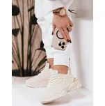 Béžové sneakersy na platformě CILLE ZY0459 Velikost: 39