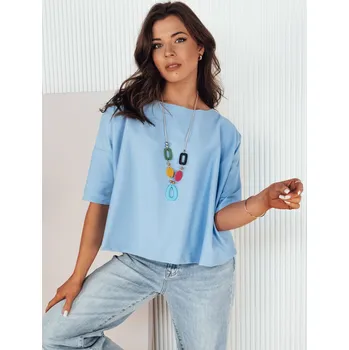 Světle modré oversize tričko BULS RY2506 Velikost: ONE SIZE