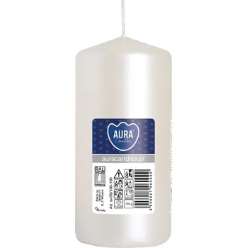 Svíčka Tradiční parafinová svíčka Bez vůně Bispol 1 ks