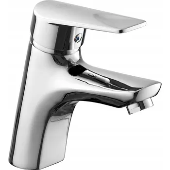 Vodovodní baterie Stojánková umyvadlová baterie KFA Armatura TOPAZ, stříbrná