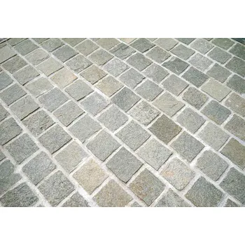 Dlažba Dlažební kostky břidlice šedá 10x10 Tloušťka: 5-7 cm