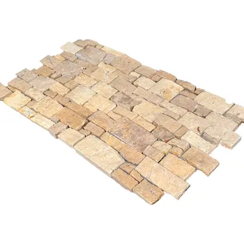 Obklad Kamenný obklad StoneWall žlutý, tloušťka 2,5-3,5 cm