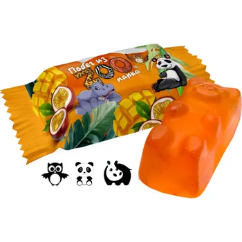 Bonbon Želé bonbóny Útěk ze ZOO s příchutí mango-maracuja 250 g Sweet Life