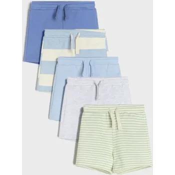 Chlapecká mikina Sinsay - Sada 5&nbsp;kraťas - krémová - 952DB-01X - 952DB-01X-68