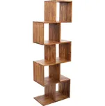 Regál-knihovna MAKASSAR 150 CM masiv sheesham