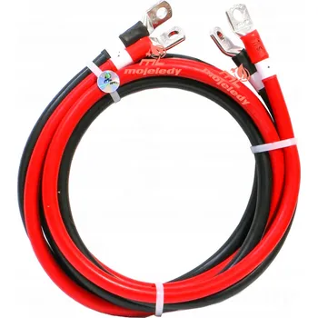 elektrický kabel 200 cm kabel / lanko LGY 35mm² s oky M8 pro akumulátory