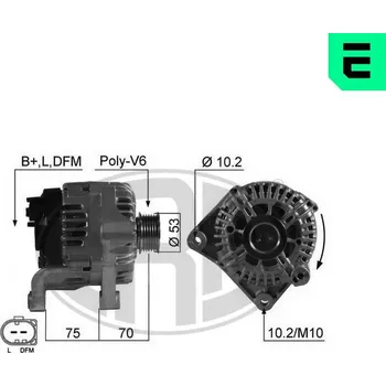 Alternátor Alternátor AGB EPA1757
