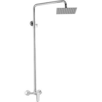 Vodovodní baterie JB Sanitary Sprchová sestava s baterií FINERY s horním vývodem, 25x25cm SF 61 000 00 5