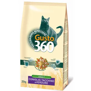 Krmivo pro kočku Gusto cat adult mix králík,krůta, zelenina 20kg