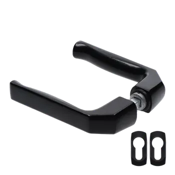 Dveřní kování KOVIAN, s.r.o. kľučka, priemer osadenia 19mm, čierna farba, pár