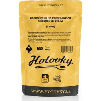 Hotové jídlo Kachní prso na pomerančích s červeným zelím (2 porce)