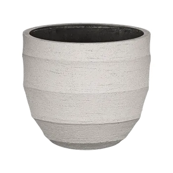 Květináč Moderní květináč Bordo, New Egg Pot Sand 36x31cm