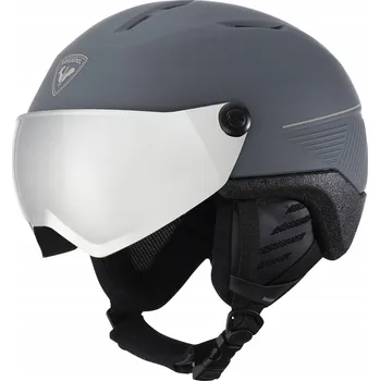 Lyžařská helma Rossignol Fit Visor Impacts Photo grey 55-59 cm (M-L)