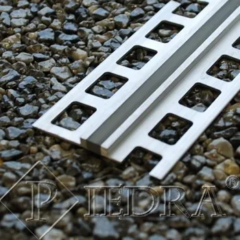 Kamenný koberec Dilatační lišta hliník Jednotka: 8 mm