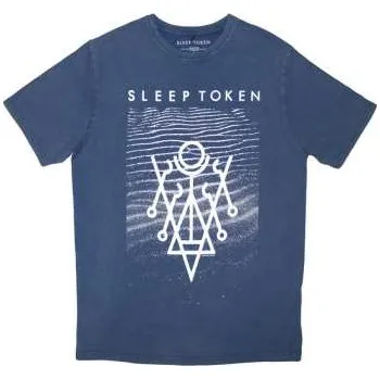Zahraniční hudba Merch Sleep Token: Sleep Token Unisex Stone Wash T-shirt: Give (denim Blue) (small) S