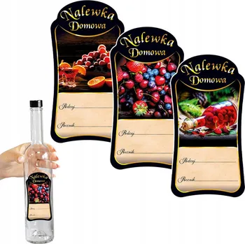 Samolepící etiketa 10X SAMOLEPICÍ ETIKETY NA DOMÁCÍ LIKÉRY