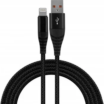 Datový kabel Kabel BBE USB - Apple Lightning 1,2 m černý