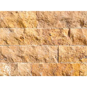 Obklad Kamenný obklad travertin Scabos 10 cm výška x volné délky x 2,5 cm