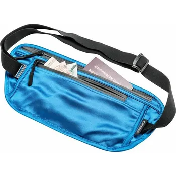 Ledvinka Cocoon skrytá ledvinka Secret Waist Wallet Silk blue lagoon