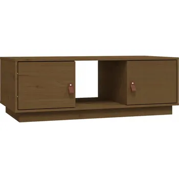 Konferenční stolek Konferenční stolek Zakito Home obdélníkový 100 x 50 x 35 cm, odstíny hnědé