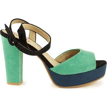 Dámské sandále sandály Next Luxusní zeleno-modro-černé sandály green velikost 39