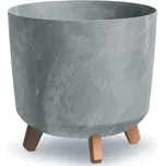 Květináč GRACIA TUBUS BETON EFFECT šedý 29,8cm