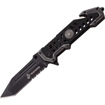 kapesní nůž USMC US Marines Linerlock A/O Black