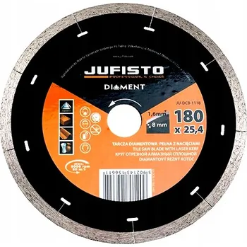 Řezný kotouč Diamantový kotouč 180 x 25.4 mm, plný