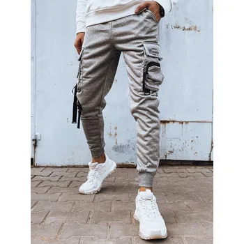 Šedé pánské cargo tepláky UX4204 Velikost: 2XL