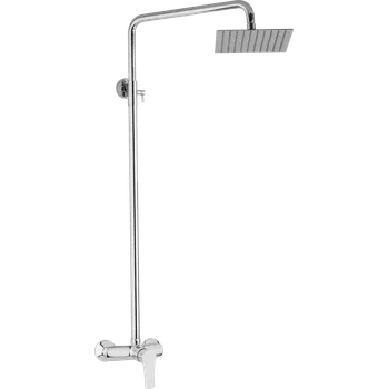 Vodovodní baterie JB Sanitary Sprchová sestava s baterií MIRAM s horním vývodem, 25x25cm SM 61 000 00 5