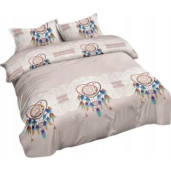 Povlečení Povlečení 160x200 BAVLNĚNÝ SATÉN SADA 3 Č. kusy Povlaky na polštáře 70x80 Maria