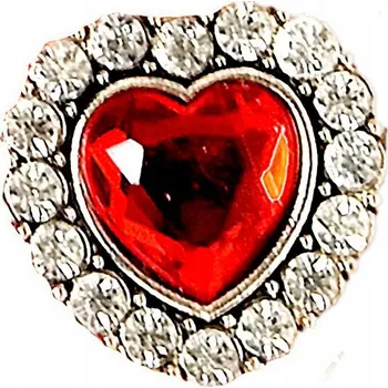 Prsten Prstýnek stříbrný nastavitelný srdce retro akce