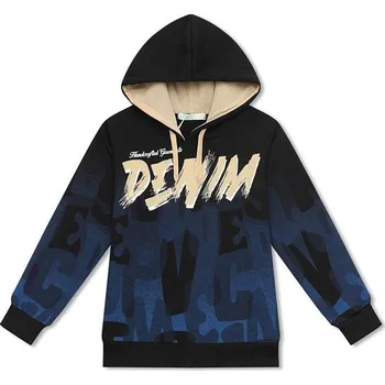 Chlapecká mikina CHLAPECKÉ MIKINY FM0365 VELIKOSTI 128-158 Velikost: 146/152, Barva: Černá