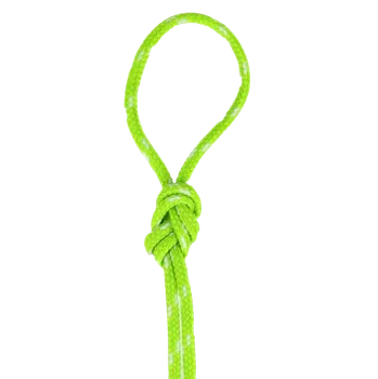 Lavinová šňůra zelená s bílou tečkou
