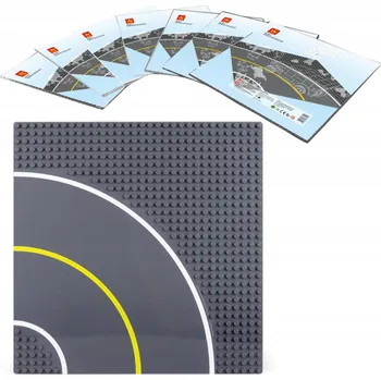 ostatní stavebnice ZÁKRUTA SILNICE ZÁKLADNÍ DESKA PRO LEGO KOSTKY