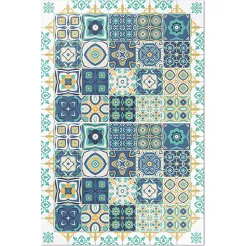 Koberec Koberec do kanceláře, rozměr: 120x180 cm, design španělské dlaždice - vzorovaná mozaika