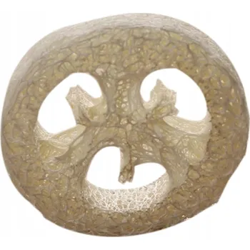 Přírodní houbička lufa do koupele, masáže, mýdlo 2 ks