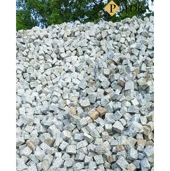 Dlažba Piedra Dlažební kostky žula šedá 4/6