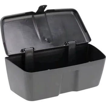 Zahradní traktor Cobo Plastová schránka na nářadí s okem pro zámek, 370 x 150 x 160 mm